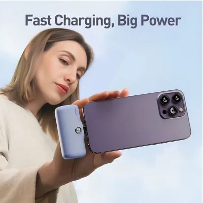 iWalk Linkme Pro Fast Charge Pocket Battery USB-C 4800 Mah (Blue)